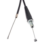 Throttle Cable for Motovox MBX10 and MBX11 Mini Bikes, featuring a black handle and long metal cable, shown in close-up against a plain background.