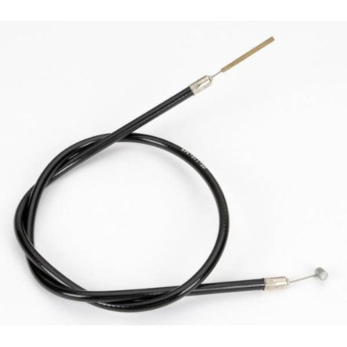 Throttle Cable for Polaris Indy Snowmobiles (1986-2000) featuring a black cable with a metal tip.