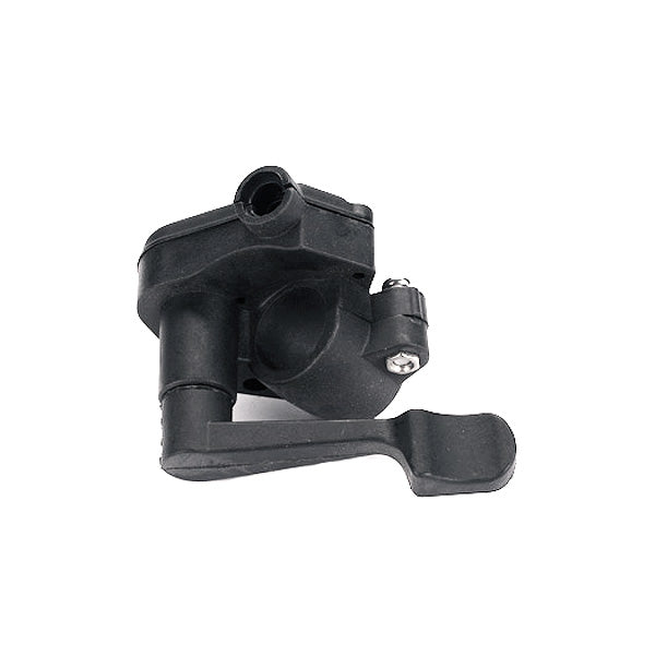 Throttle Control for the Motovox MVS10 Stand Up Scooter, featuring a black plastic lever with a handle, designed for precise throttle adjustments.