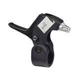 Throttle Lever for BladeZ & Tanaka Gas Powerboards, featuring a black handlebar with a silver 1-1/2 lever, designed for 2-finger control and compatible with 7/8 handlebars.