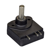 Curtis Throttle Pot Assembly for the Pride Victory 9 (SC609) and Victory 10 (SC610/SC710), featuring a black and silver electrical device with visible lever components, ideal for scooter repair and replacement.