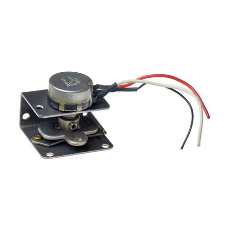 Throttle Potentiometer for the Rascal 255 scooter, a small metal device with attached wires, essential for smooth operation and preventing jerky or halted motion.