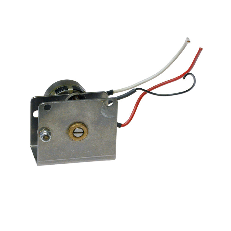 Throttle Potentiometer for the Rascal 255: a close-up of a small metal mechanical device with wires, essential for smooth scooter operation and preventing jerky or halted motion.