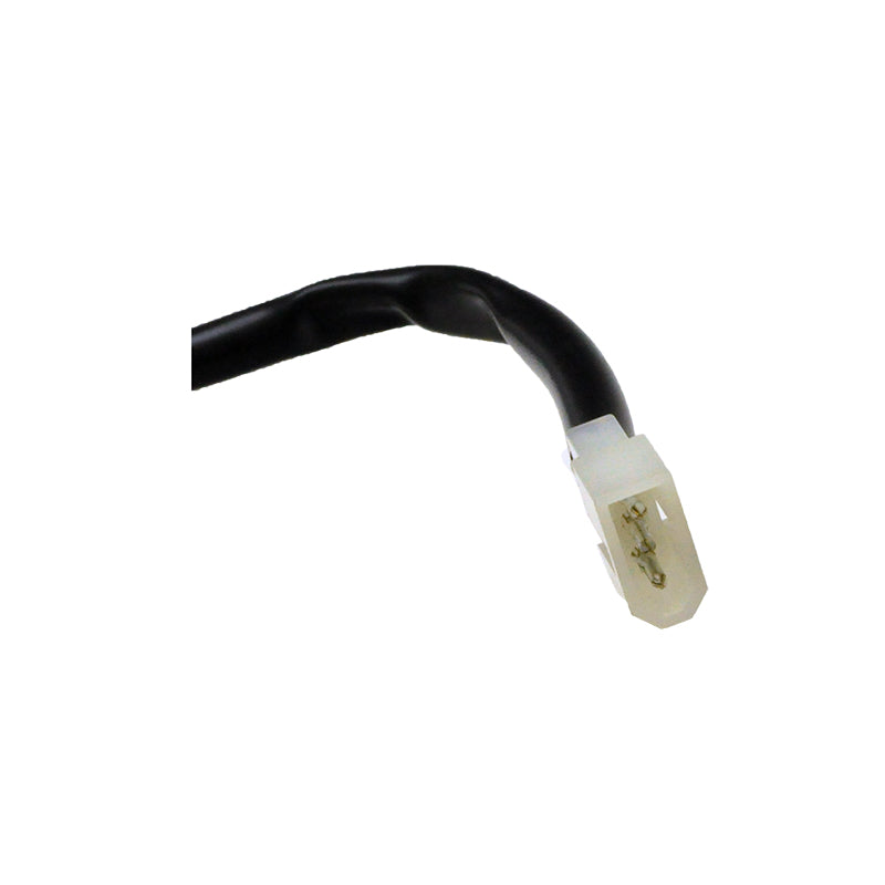 Throttle Pot (Engager) Assembly for Rascal Scooters, featuring a close-up of a black cable with a white connector, crucial for controlling the throttle's forward and reverse functions on Rascal mobility scooters.