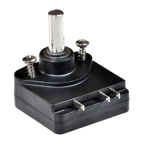 Throttle Potentiometer for the ActiveCare Osprey 4410 Scooters, showing a black and silver device with an attached lever, available with or without a wiring harness.