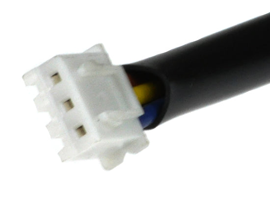 Close-up of the Throttle Potentiometer for the ActiveCare Osprey 4410 Scooters, featuring a black cable with a white connector and a visible wiring harness.