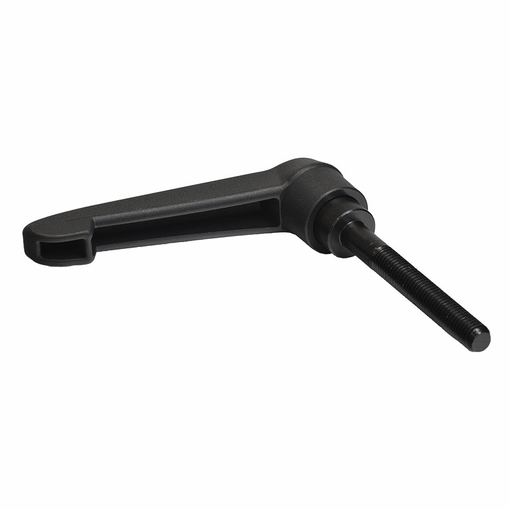 Tiller Adjustment Handle for the Rascal 600T, featuring a long nut and a black handle, essential for securing the scooter's tiller in place.