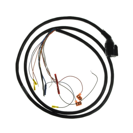 Tiller wiring harness for the Rascal 600 Series Mobility Scooter, shown as a black cable with multiple wires visible. Designed for compatibility with various R6 electric scooter models.