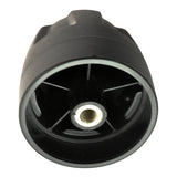 Tiller Adjustment Knob with Rubber Grip for the Pride Celebrity X (SC4001) scooter, showing a close-up of the black knob with a nut in the center, designed for easy handling and adjustment.