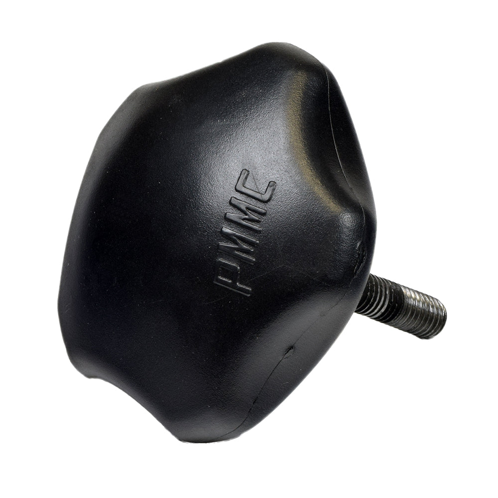 Tiller Adjustment Knob for the Shoprider Echo (SL73) & Scootie Jr (TE-787M) mobility scooters, featuring a black design with a screw, designed for easy grip and single-hand operation.