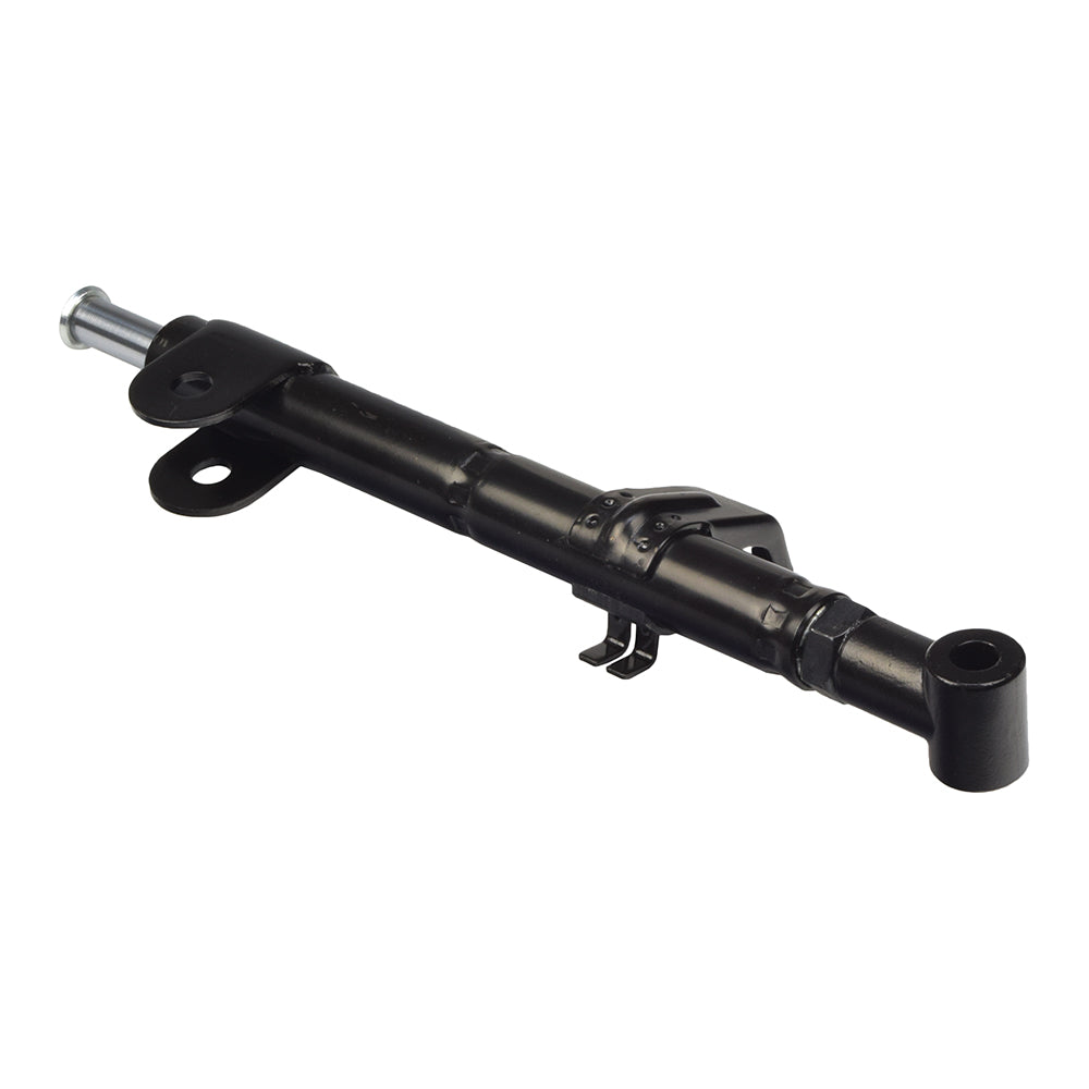 Tiller Shock Assembly for the Merits Pioneer 3, featuring a cylindrical black metal object with a screw, designed to reduce vibrations in the scooter’s tiller and improve ride comfort.