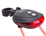 Close-up of the TL-L300Z Lazer Guide Taillight, a bicycle safety accessory designed for enhanced visibility during night rides.