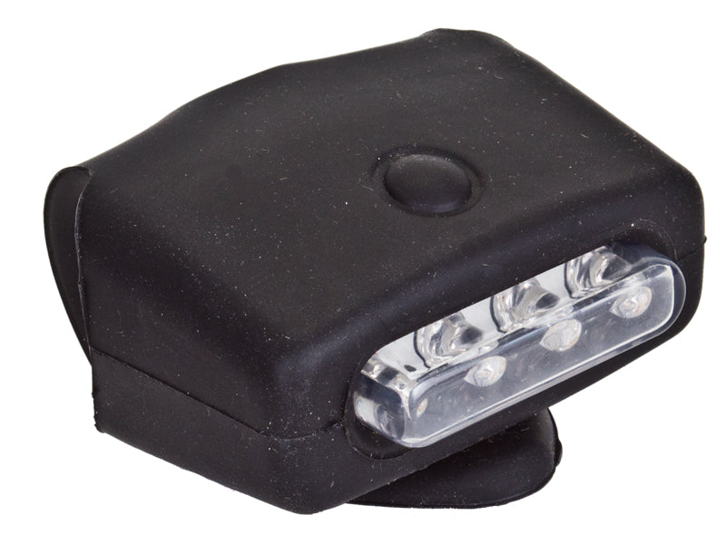 TL-L401 Griplite Taillight, a compact, black plastic rear safety light, features a clear bright light, perfect for ensuring visibility on scooters and bicycles in low-light conditions.