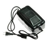 36 Volt 4.0 Amp 3-Pin Battery Charger (Standard) for electric scooters and bicycles, featuring a 3-pin shroud female connector and attached wire, suitable for dry locations only.