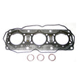 Top End Gasket Set for Arctic Cat Snowmobiles (1980-1995) featuring a circular gasket with a central hole and additional smaller gaskets, ideal for high-performance reed and base gasket cylinder rebuilds.