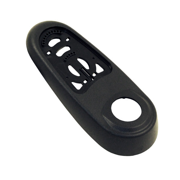 Top Case for VR2 Joystick Modules: A black plastic replacement part featuring multiple holes, designed for repairing damaged VR2 joystick modules on various power chair brands.