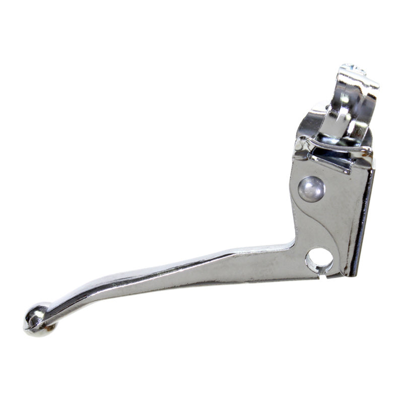 Touring Levers Pair: Close-up of two silver metal brake levers with ball ends, suitable for caliper or cantilever brakes, featuring 7/8 (22.2mm) clamps for universal fitment.