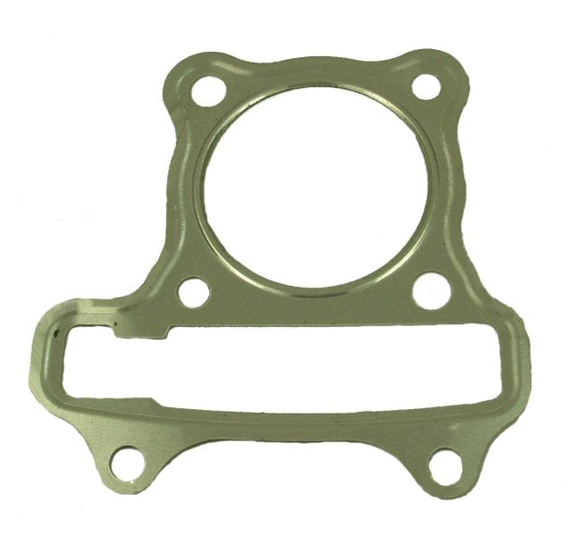 Type 2 Cylinder Head Gasket for 50cc GY6 139QMB Engines, featuring a circular metal ring with multiple holes and an inner diameter of 48 mm.