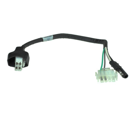 Motor Controller Harness for the Rascal 600 Series (Used) featuring a black wire with white connectors, essential for connecting the controller to the motor in electric mobility scooters.