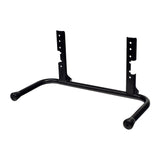 Rear Frame Anti-Tip Bar for the Rascal 600F & 600T (Used) – a black metal bar with mounting holes, designed to fit on the back of the scooter, providing support for anti-tip wheels and rear crash protection.