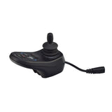 PG Drives R-NET Joystick with LED for the Quickie Pulse 6 (Used), featuring a black joystick with a cord. The joystick appears in excellent condition, showing minimal signs of use.