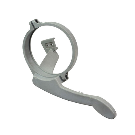 Right Freewheel Release Lever for the Jazzy Select & Select GT (Used) – A grey plastic object with a round handle, featuring screws, designed to unlock the brake mechanism on Jazzy Select power chairs.