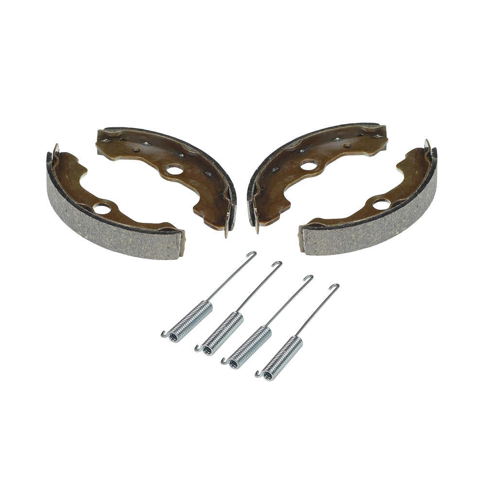 Front Brake Shoes for the Honda FourTrax (TRX300 FW) (1988 - 2000), featuring a close-up of the brake shoes and accompanying springs, shown in an 8-piece combination.