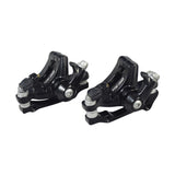 Brake Caliper Set (Front & Rear) for the Swagtron EB7 Elite Commuter Electric Bike, showing two black and silver brake calipers designed for smooth stops and easy installation on the wheel's rotor disc.