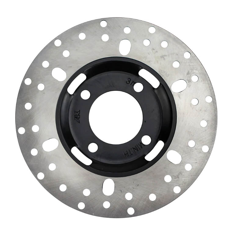 178 mm Brake Disc for the TaoTao GK110 Go-Kart, featuring a circular metal design with multiple holes and a central spacer offset for better fitment on your go-kart's braking system.