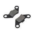 Rear Brake Pads for Coleman AT125-EX & AT125-UT ATVs, shown as a set of two pads with two mounting holes each.