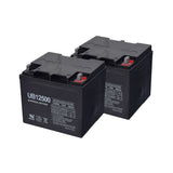 50 Ah 12 Volt UB12500 AGM Mobility Scooter & Power Chair Battery with Post Terminals (Universal Battery)