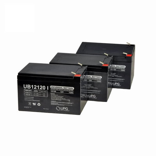 モペットのバッテリー 36V 12 Ah 36 Volt AGM Battery Pack for EVO Electric Scooters – Monster