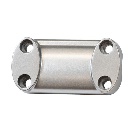 Upper Handlebar Bracket for Baja Dirt Bikes & Mini Bikes, shown in silver metal with multiple holes, designed for models MB165, MB200, and DR70, offering durability and compatibility for various Baja bikes.