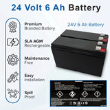 24 Volt 6 Ah Battery for the Razor Power Core E100 (V1+)