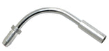 Close-up of the V-Brake Cable Noodle, a curved metal component designed for bicycles and scooters, showcasing its precise form and functionality as a part of Sunlite's practical accessories.