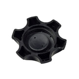 Fuel Tank Cap (Gas Cap) for Baja Dirt Runner 49cc (DR49) & Dirt Runner 70cc (DR70) Dirt Bikes: A black plastic circle-shaped cap designed for specific compatibility with Baja Motorsports models.