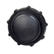 Fuel Cap for Arctic Cat Snowmobiles (1984-2008): A close-up of a black, round fuel cap designed for a secure fit on Arctic Cat snowmobiles.