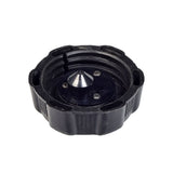 Fuel Gas Tank for 150cc - 250cc Hammerhead Off-Road® & Kandi Go-Karts (Blemished), featuring a black circular design with a metal center and a metal tip, suitable for various models.