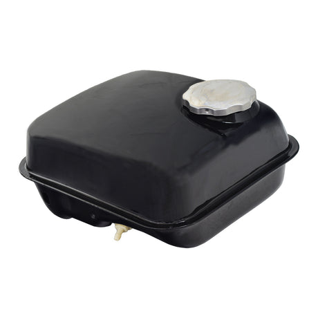 Fuel Tank for the Coleman BT200X, CT200U Trail, & CT200U-EX Mini Bikes, featuring a sleek black design with a silver cap, perfect for replacement or custom projects.