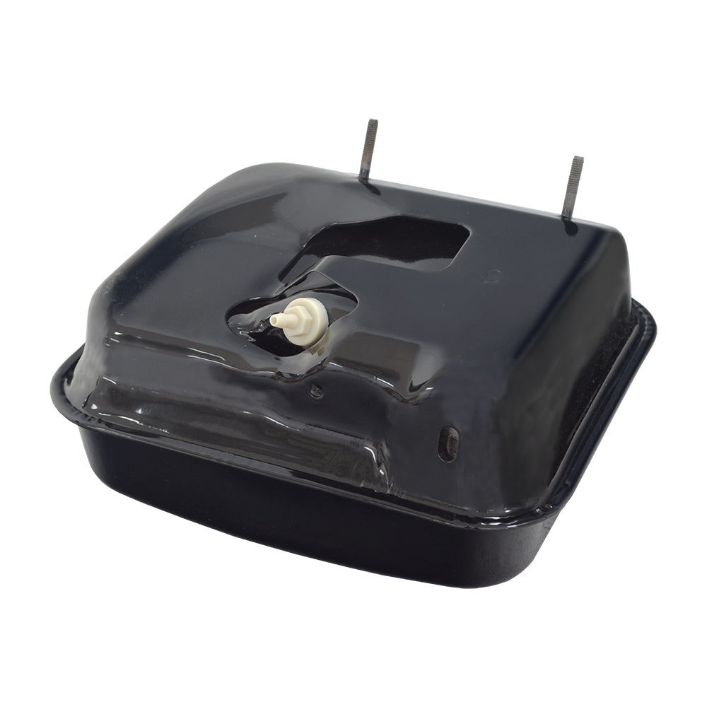 Fuel Tank for the Coleman BT200X, CT200U Trail, & CT200U-EX Mini Bikes, featuring a black container with a white plastic nozzle and cap, designed for easy fuel storage and replacement.