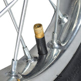 Front Wheel Assembly with Wire Spoke Rim for the Razor Pocket Mod (Versions 13+), featuring a metal rim and tire.