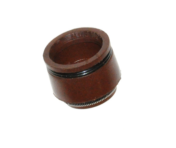 Valve Oil Seal for 50cc GY6 139QMB Engines, featuring a brown body with a black band.