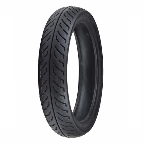 Vee Rubber 100/80-16 50T Scooter Tire with VRM224 Tread, showcasing a durable tread pattern for optimal traction and firm handling, ideal for KYMCO People scooters in wet or dry conditions.