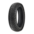 Vee Rubber 140/70-16 Scooter Tire with VRM224 Tread, showcasing detailed black tread pattern for excellent water displacement, ideal for KYMCO People scooters, designed for all-season performance.