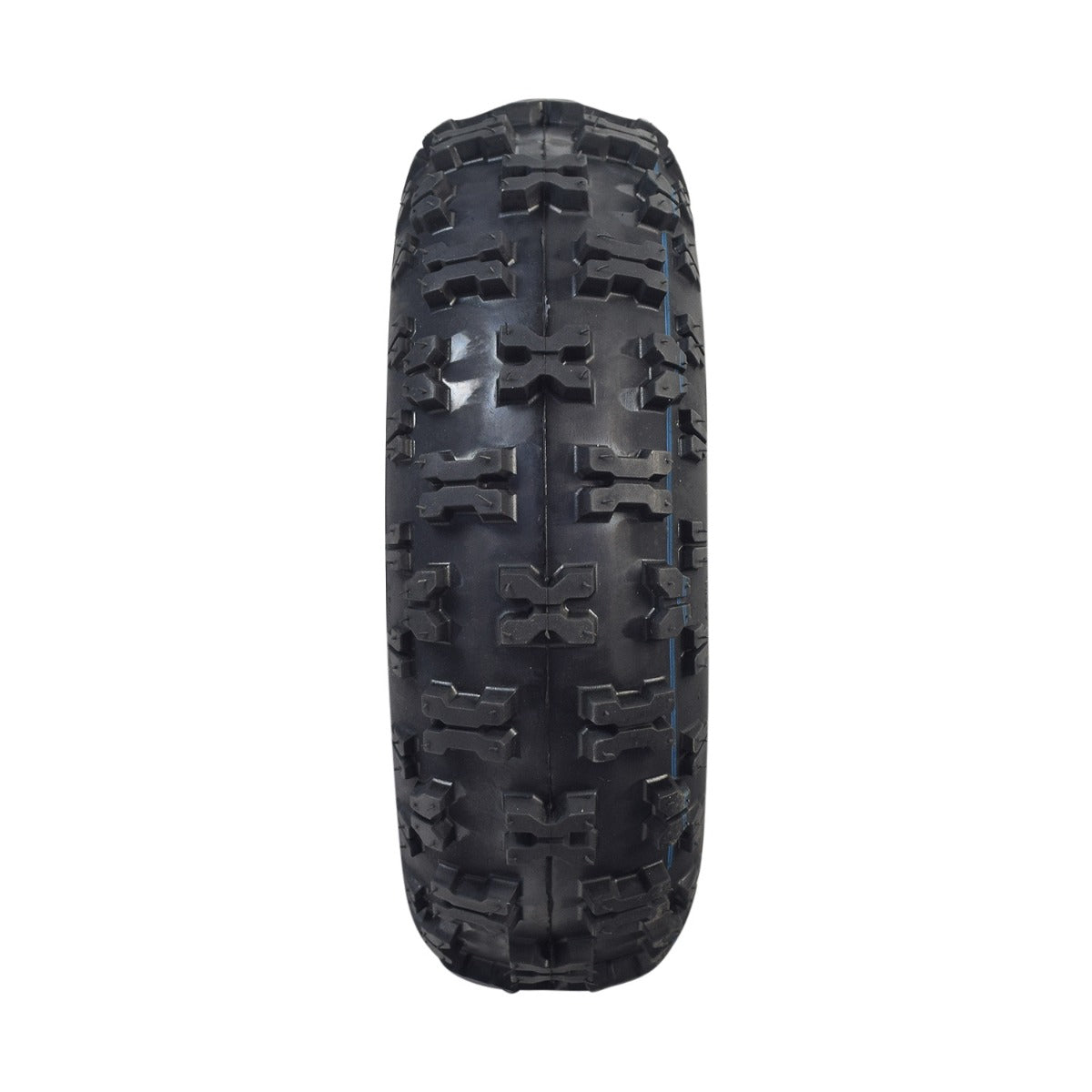 13x5.00-6 Front Tire and Rim Wheel Assembly for Coleman CK100 & SK100 Go-Karts, featuring black treads on a synthetic rubber tire, steel rim, and bearings, designed for dirt terrains and compatible with TaoTao GK80.