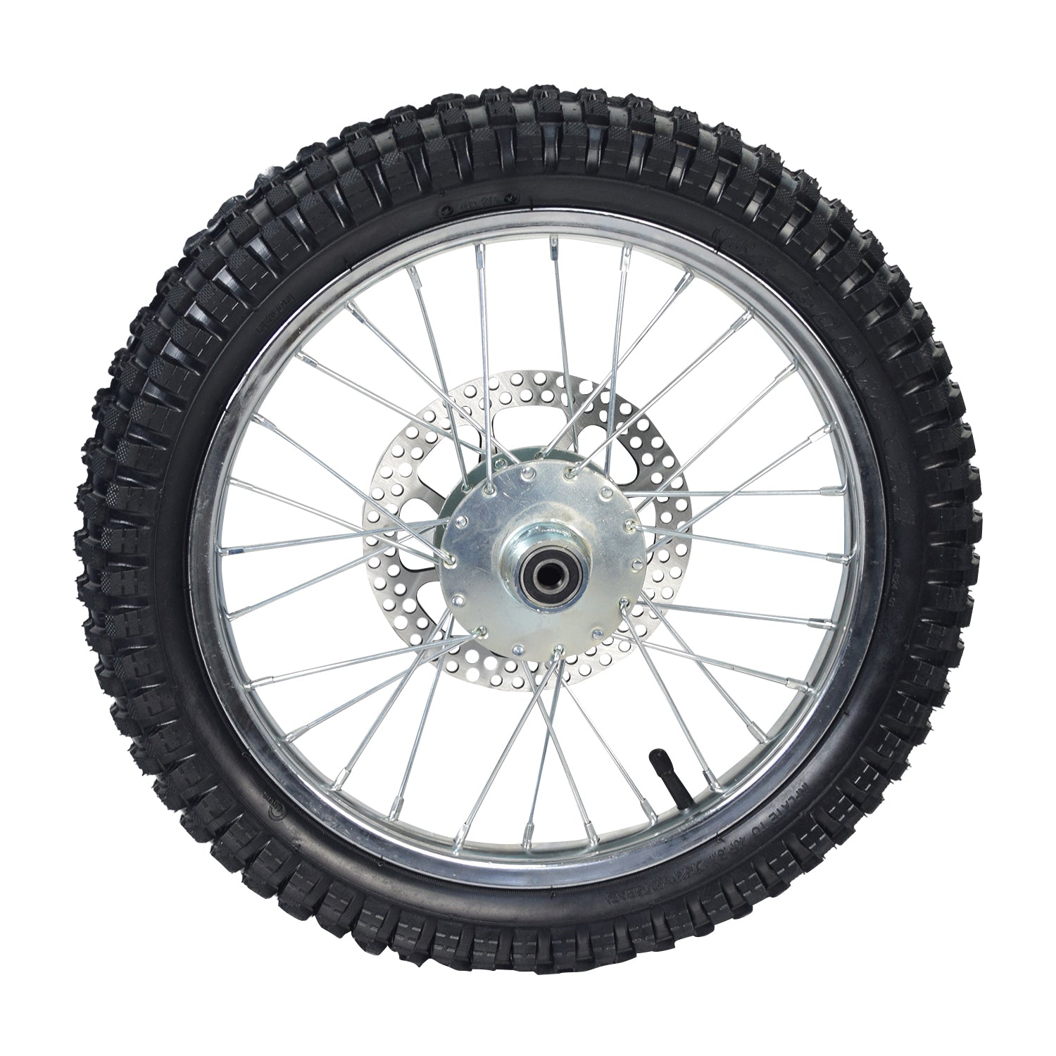 Complete Front Wheel Assembly for the Razor SX500 McGrath Dirt Rocket