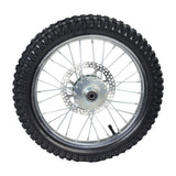 Complete Front Wheel Assembly for the Razor SX500 McGrath Dirt Rocket