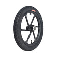 16x2.125 Front Wheel Assembly for Electric Bicycles featuring a 6-spoke metal rim, 16x2.125 pneumatic tire, inner tube with Schrader valve, and pre-installed 6200RS bearings.