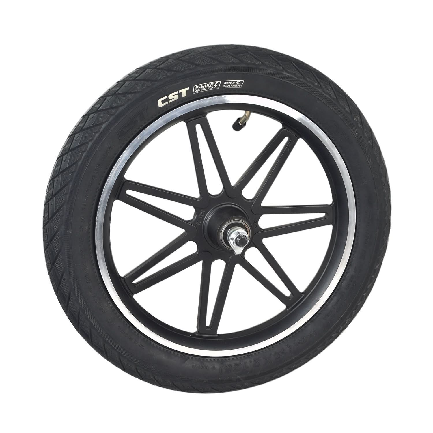 front electric bicycle wheel Front Wheel Assembly for the Swagtron EB5 Pro Electric Bike – Monster Scooter Parts