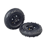 Razor Dune Buggy Rear Wheels (Set of 2) featuring 8 (200x50) black wheels with holes, suitable for rear assembly, including both tire and inner tube for optimal performance.